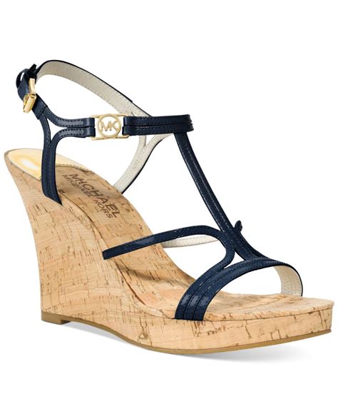 blauwe michael kors sandalen|Michael Kors designer blue sandals.